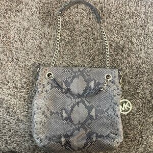 Michael kors hobo snake handbag